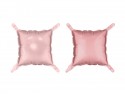 Rideau de ballons de baudruche double face Carré, rose pâle, 35 x 35 cm