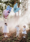 Ballon en Mylar Papillon, 69x69 cm, rose