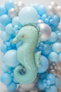 Ballon en foil Hippocampe, 47x98 cm, mix