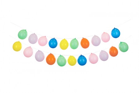 Guirlande de ballons 3en1, mix