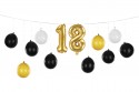 Guirlande de ballons 3en1 - 18e anniversaire, mélange
