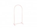 Support de fond, midi arc, rose sale, 80x180 cm