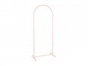 Support de fond, maxi arc, rose sale, 80x200 cm