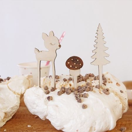 5 pics à gâteaux "biche"