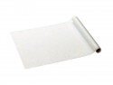 Chemin de table en tulle Écailles, blanc, 0,32 x 3 m