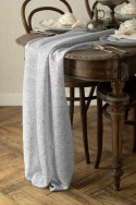 Chemin de table métallisé, argent, 0,36 x 3 m