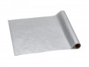 Chemin de table décoratif, argent, 0,36 x 3 m