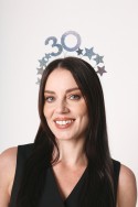 Bandeau avec étoiles 30, argent