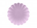 Assiettes en plastique Volant, 22 x 22 cm, violet