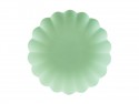Assiettes en plastique Volant, 22 x 22 cm, sauge