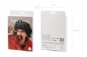Perruque, longs cheveux et moustache, noire