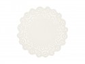 Dessous de plats blancs, diamètre env. 35,5 cm