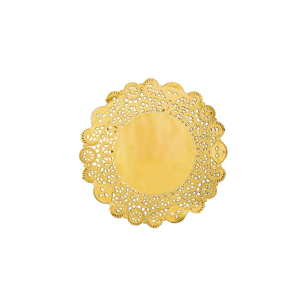 Dessous de plats dorés, diamètre env. 35,5 cm