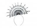 Bandeau Flocon de Neige, 30 x 28 cm, argent