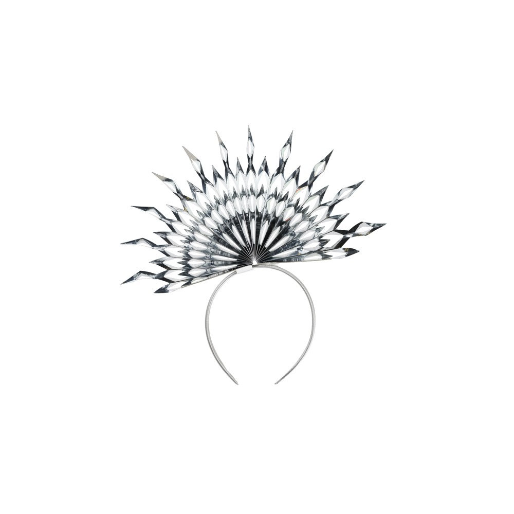 Bandeau Flocon de Neige, 30 x 28 cm, argent