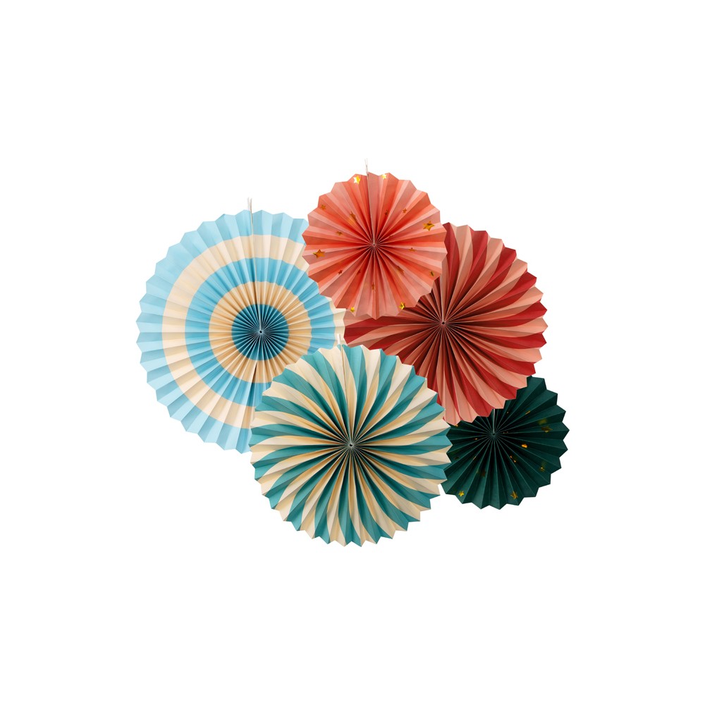 Rosettes décoratives Cirque, set, 26-43 cm