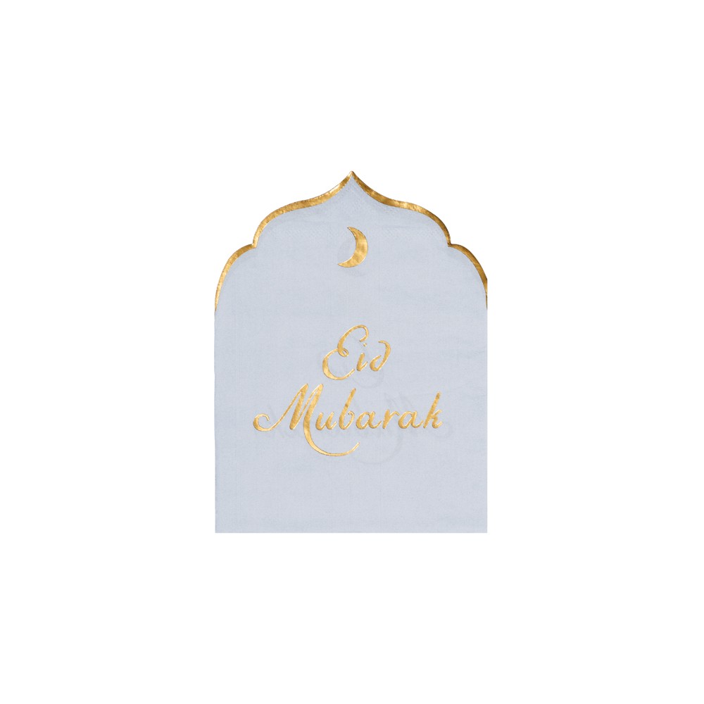 Serviettes Eid Mubarak, 16x13,5 cm