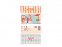 Invitations Phoque, 8,5 x 18,5 cm, mix