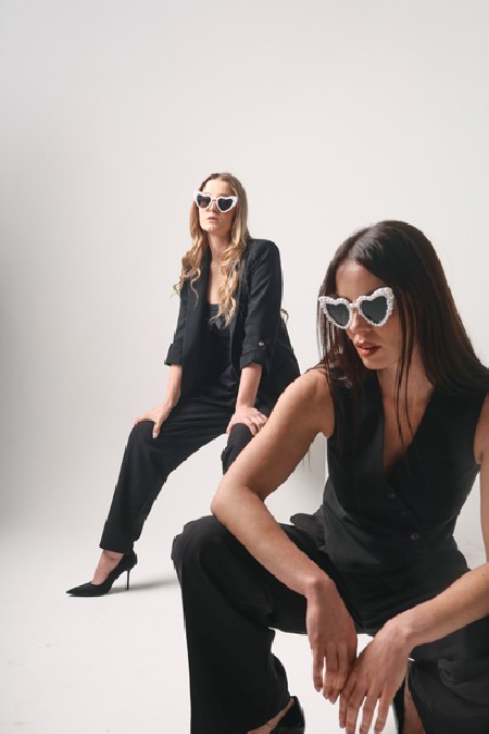 Lunettes en forme de cœur...