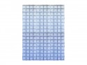 Rideau de ballon en aluminium, Bleu ombré, 72x143 cm