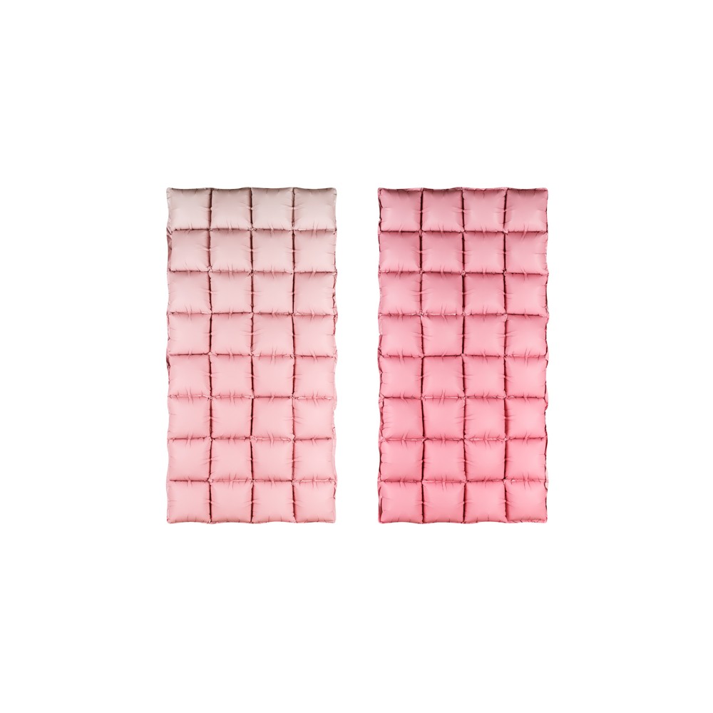 Rideau de ballon en aluminium, Rose ombré, 72x143 cm