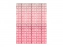 Rideau de ballon en aluminium, Rose ombré, 72x143 cm
