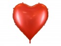 Ballon en aluminium XXL Coeur, 136x129 cm, rouge