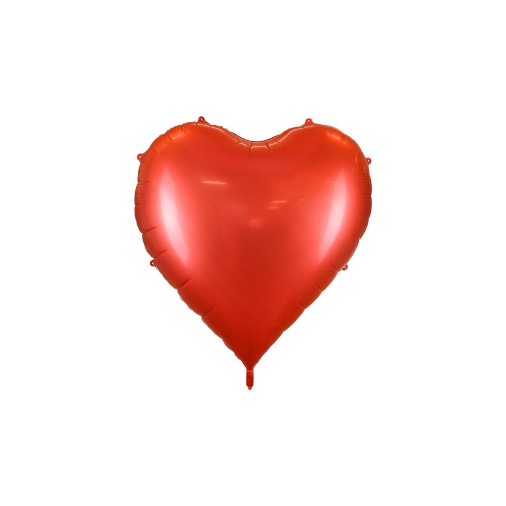 Ballon en aluminium XXL Coeur, 136x129 cm, rouge