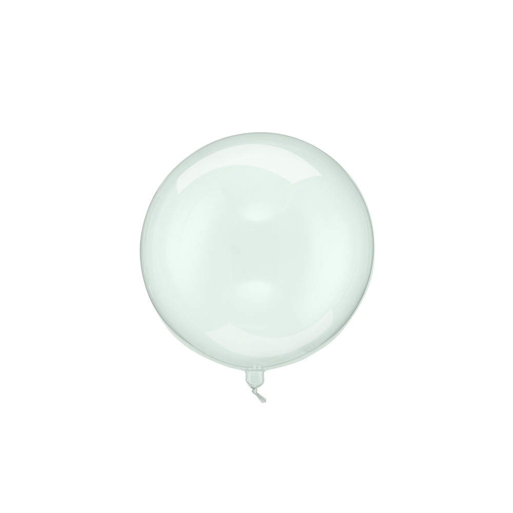 Boule ballon, 40cm, vert transparent