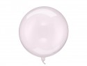 Boule ballon, 40cm, rose transparent