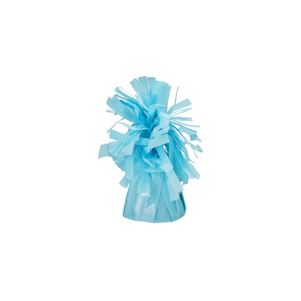 Poids de ballon, bleu ciel clair, en feuille