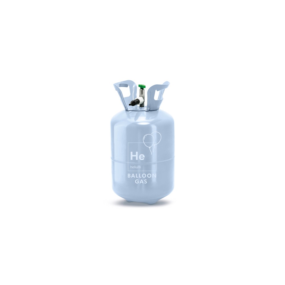 Bouteille d'hélium, bleu clair, max 30 ballons
