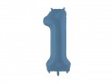 Ballon en aluminium Chiffre '1', 86cm, marine