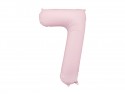 Ballon en aluminium Chiffre '7', 86cm, rose clair