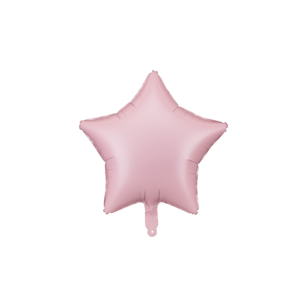 Ballon en aluminium Étoile, 48cm, rose