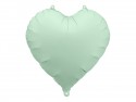 Ballon en aluminium Cœur, 45cm, vert