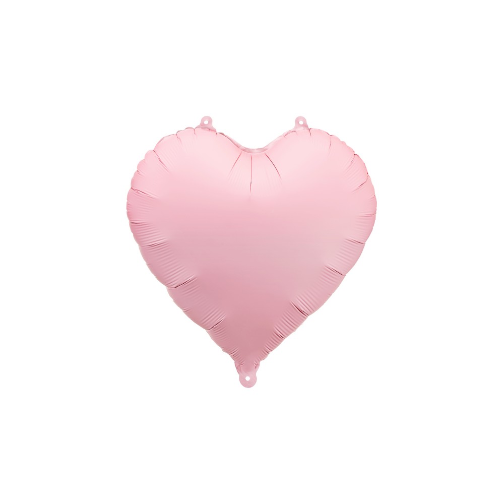 Ballon en aluminium Cœur, 45cm, rose