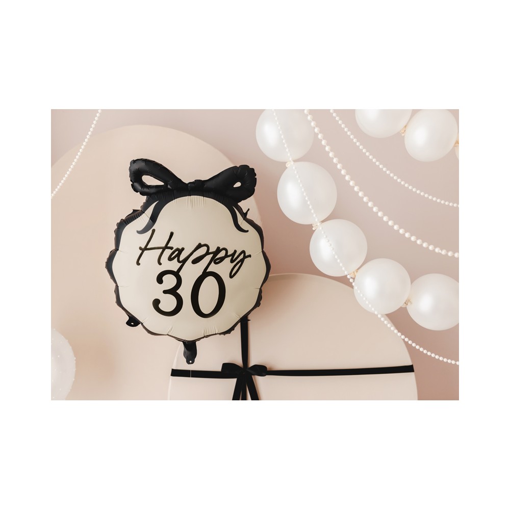 Ballon en aluminium Comprimé Happy ''30'', 47.5x45 cm, mix