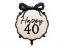 Ballon en aluminium Comprimé Happy ''40'', 47.5x45 cm, mix