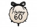 Ballon en aluminium Comprimé Happy ''60'', 47.5x45 cm, mix