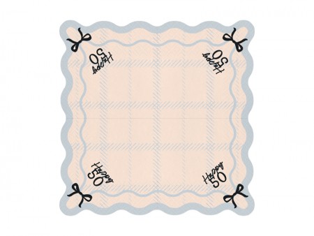 Serviettes Happy 50, 33x33...