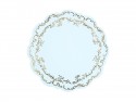 Dessous de plat Ornement, bleu clair, diamètre 35,5 cm