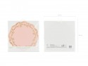 Dessous de plat Ornement, rose poussiéreux, diamètre 35,5 cm