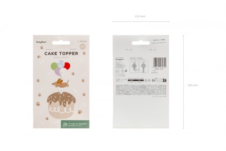 Topper pour gâteau Teckel,...