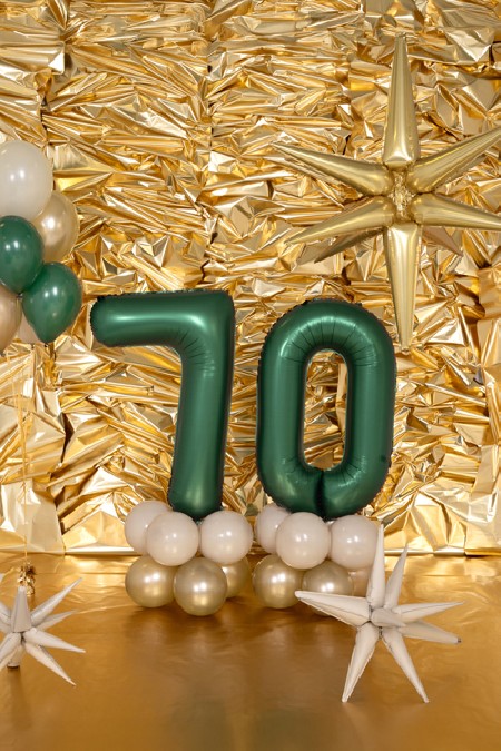 Ballon en aluminium Chiffre...