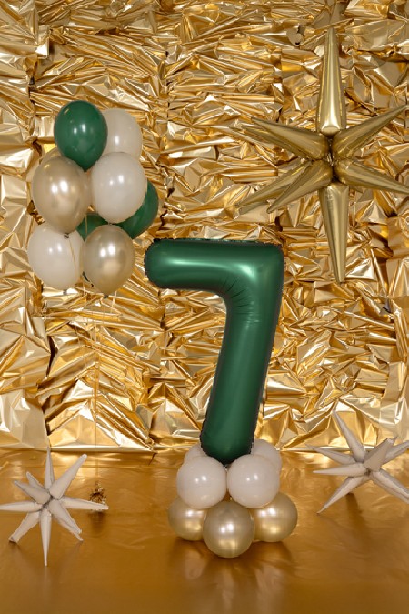 Ballon en aluminium Chiffre...