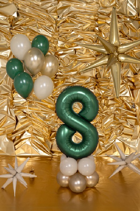Ballon en aluminium Chiffre...