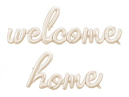 Ballon en aluminium Welcome...