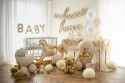 Ballon en aluminium Welcome Home, 335x71 cm, cappuccino