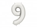 Ballon en aluminium Chiffre ''9'', 86cm, argent